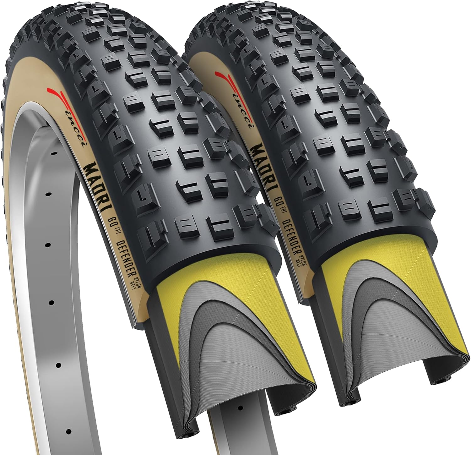 Fincci Maori 29x2.25 Mountain Bike Tire Pair for All Riders
