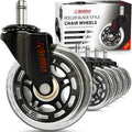 Seddox Office Chair Wheels - Heavy Duty & Safe for All Floors