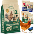 Bulk Dried Mealworms 10 Lb Bag - High-Protein Chicken & Bird Feed