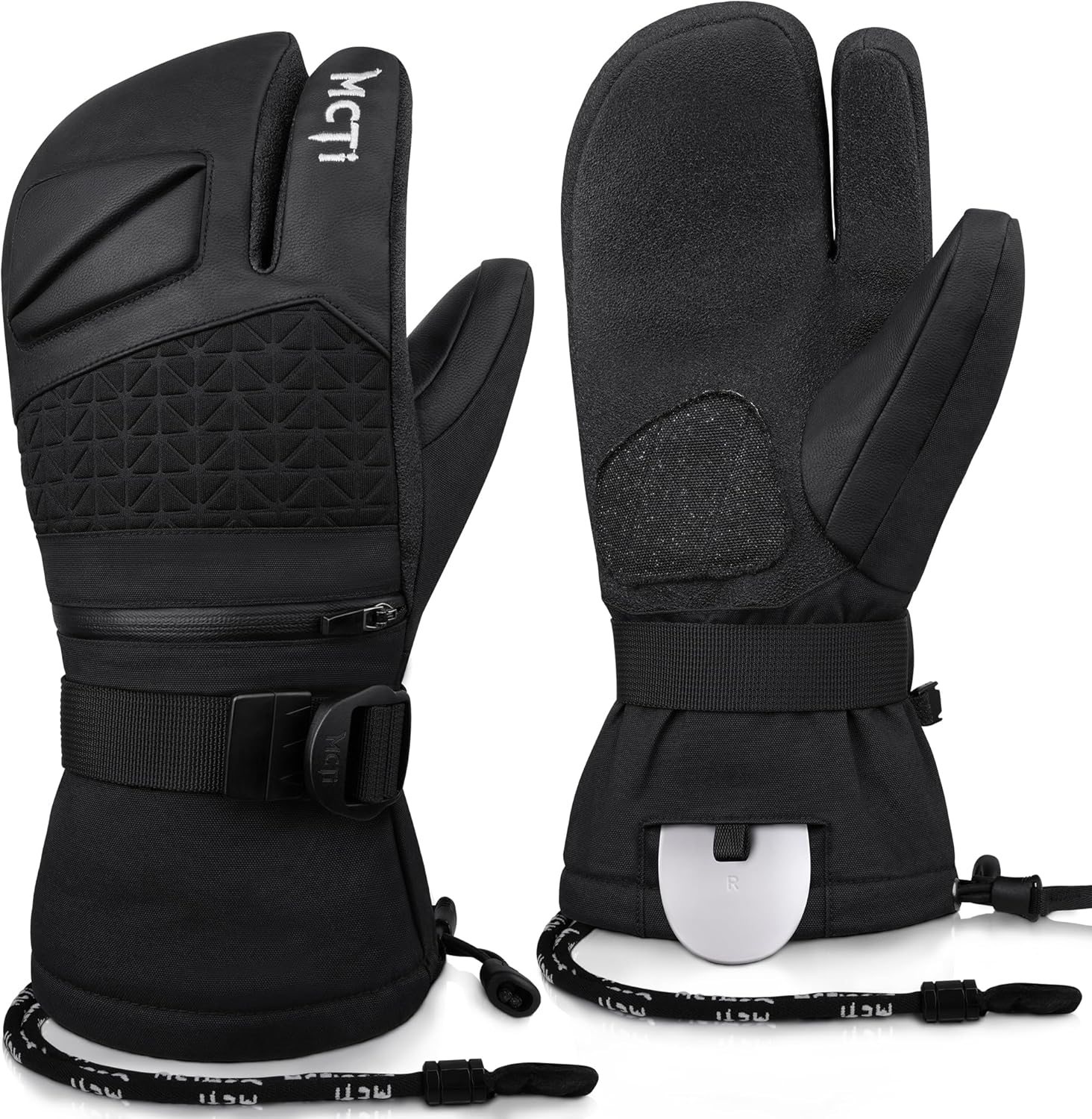 MCTi Winter Snow Ski Gloves with Wrist Guard