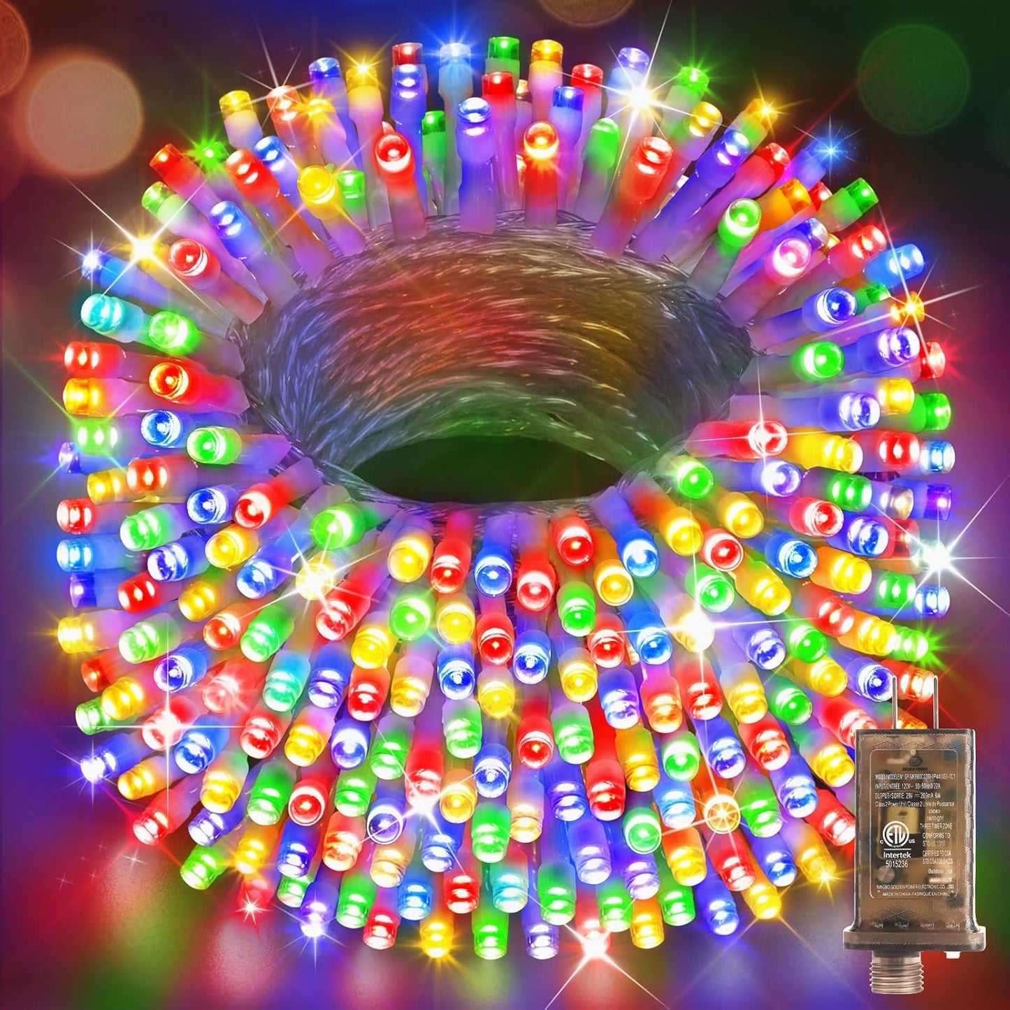1000 LED Christmas String Lights for Outdoor Decor and Events