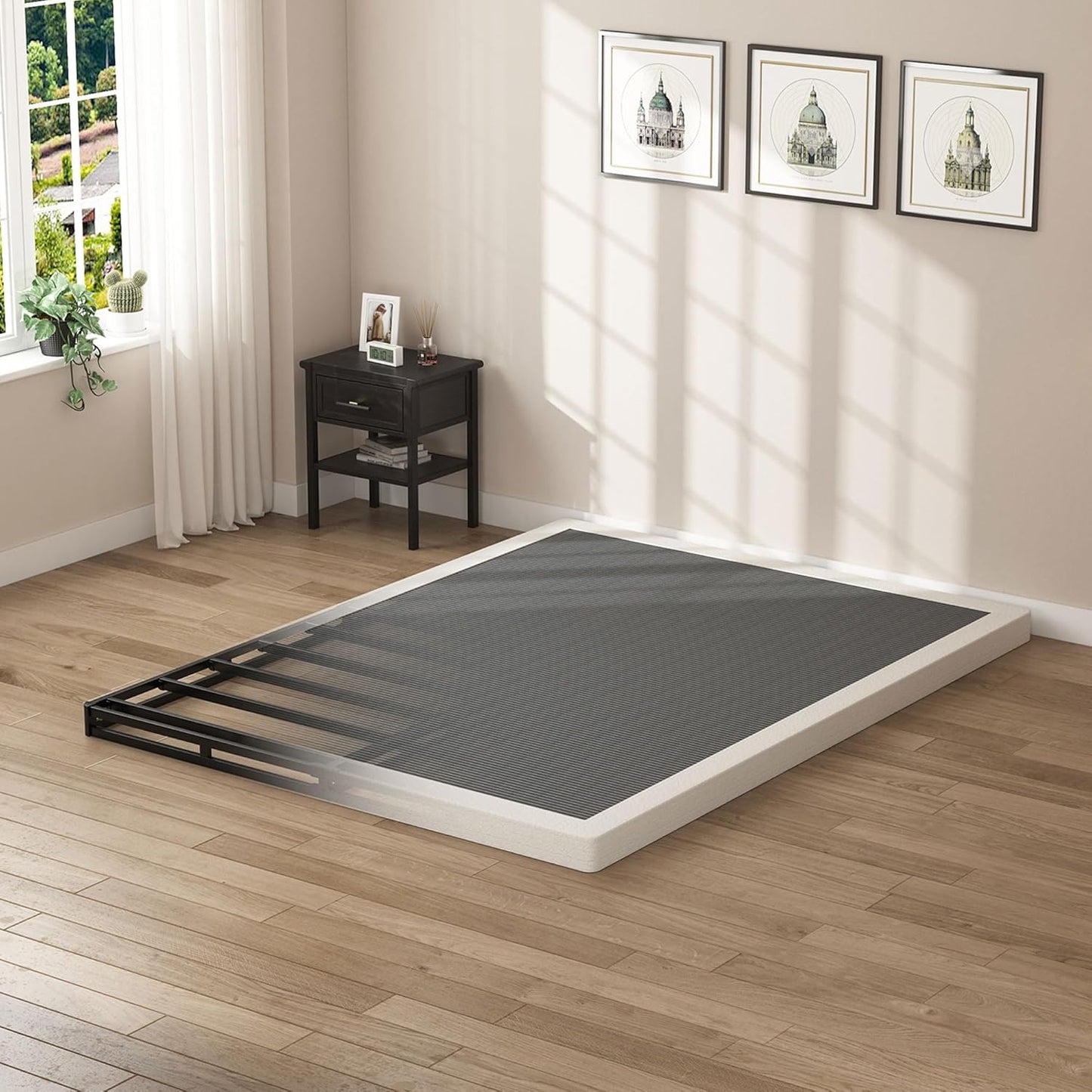 Full Size Box Springs - 3 Inch Low Profile Foundation for Comfort