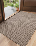 Front Entryway Door Mat 32x48 Light Taupe - Non Slip Welcome Mat