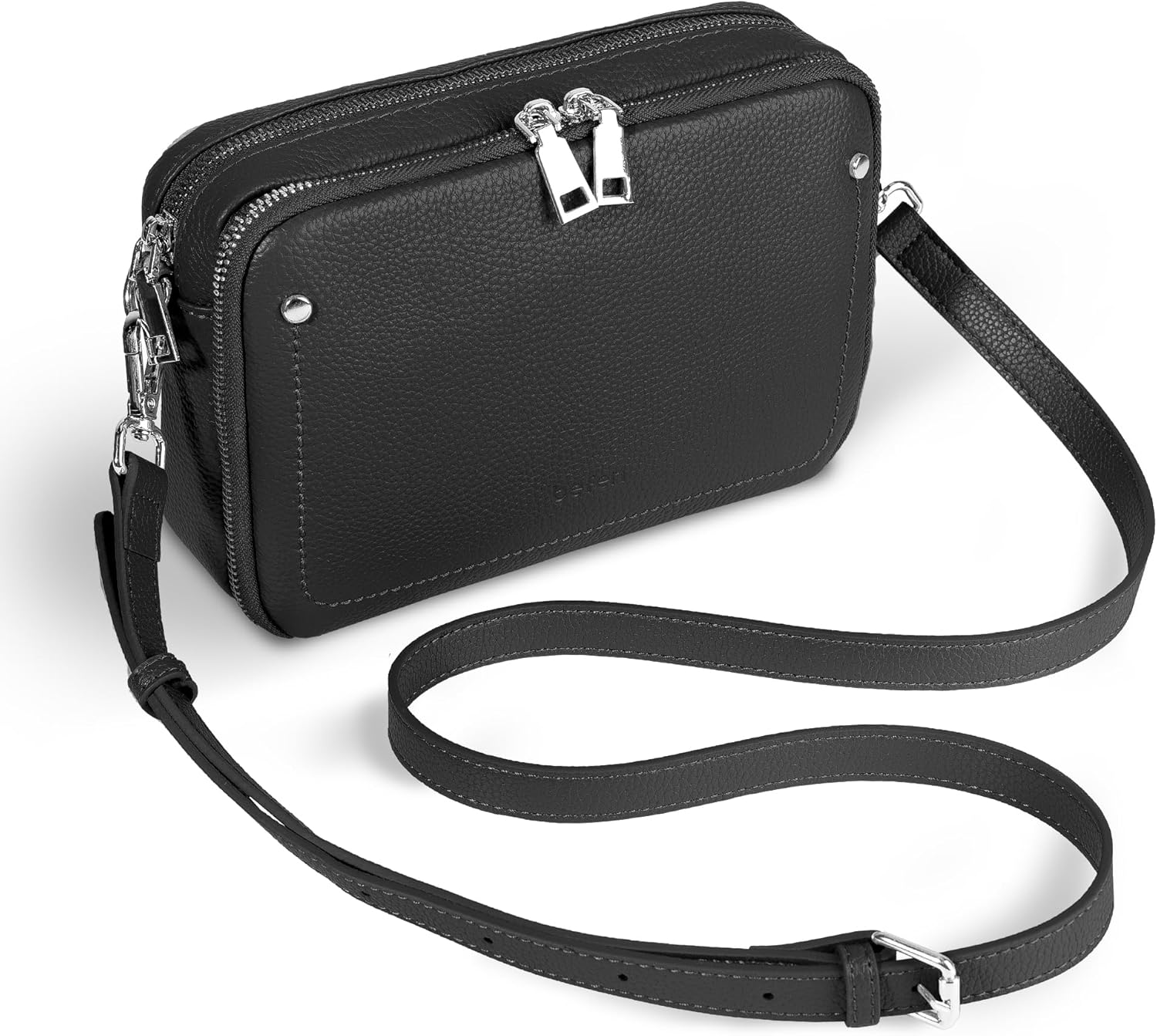 Genuine Leather Crossbody Bags for Women with RFID Protection