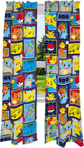 Franco Kids Room Window Curtains Drapes Set 82 in x 84 in - Playful
