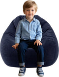 Bean Bag Chairs with Corduroy Cover Removable - 3 ft Memory Foam Kid