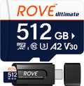 ROVE Ultimate Micro SD Card 512GB - Fast 4K Storage
