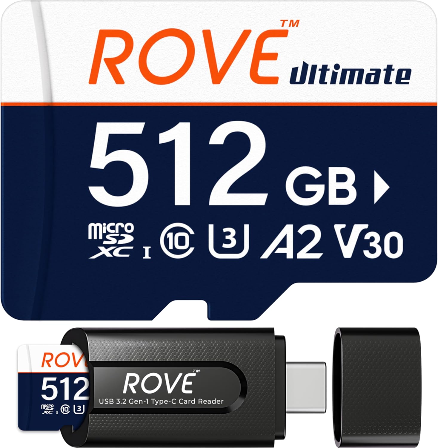 ROVE Ultimate Micro SD Card 512GB for Dash Cams and More