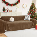 Couch Cover for Dogs 71x134 in - Chenille Sofa Slipcover with Tassels