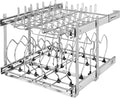 Rev-A-Shelf 2-Tier Kitchen Cabinet Pullout 20.75 in Organizer - Pots