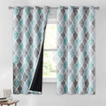 100% Blackout Curtains 63 in 2 Panels - Room Darkening Thermal Drapes