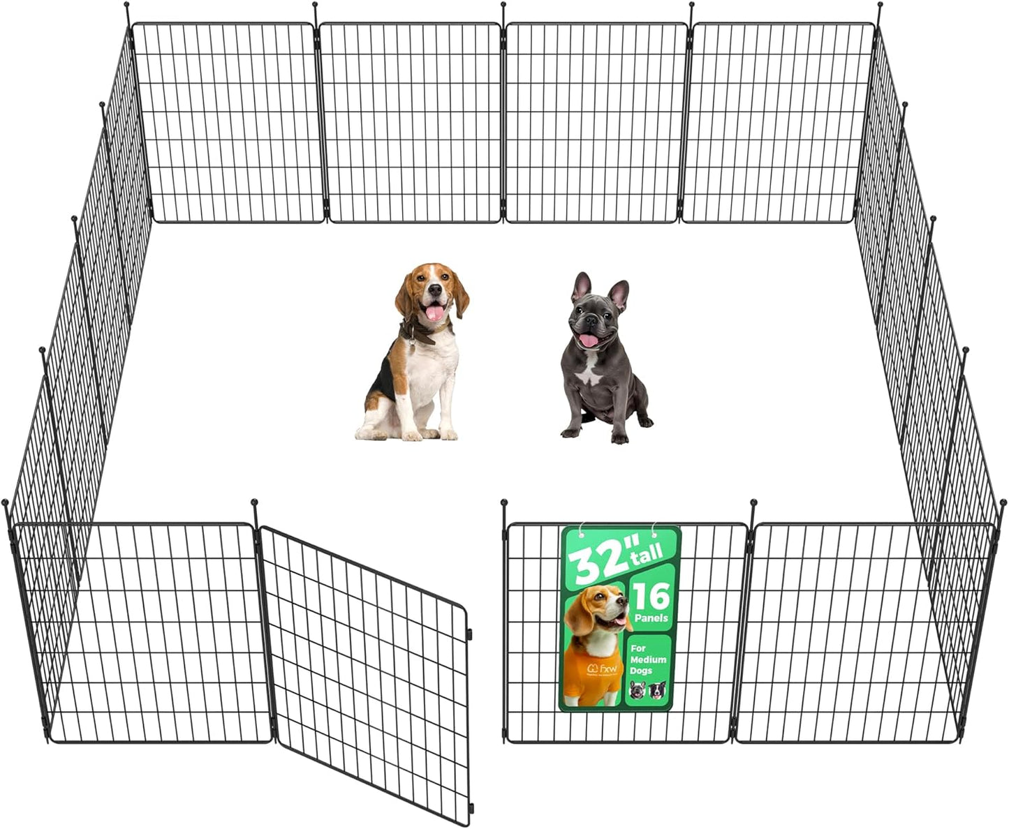 FXW MiniPaws Unleashed Dog Playpen for Small Dogs & RV Use