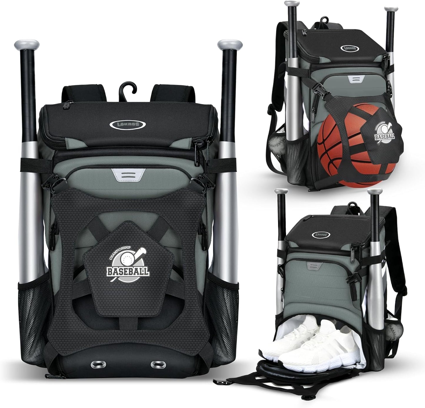 Baseball Backpack for Adult and Youth with Large Capacity