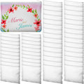 Sublimation Blank Canvas Makeup Bags 50 Pack - DIY Heat Transfer