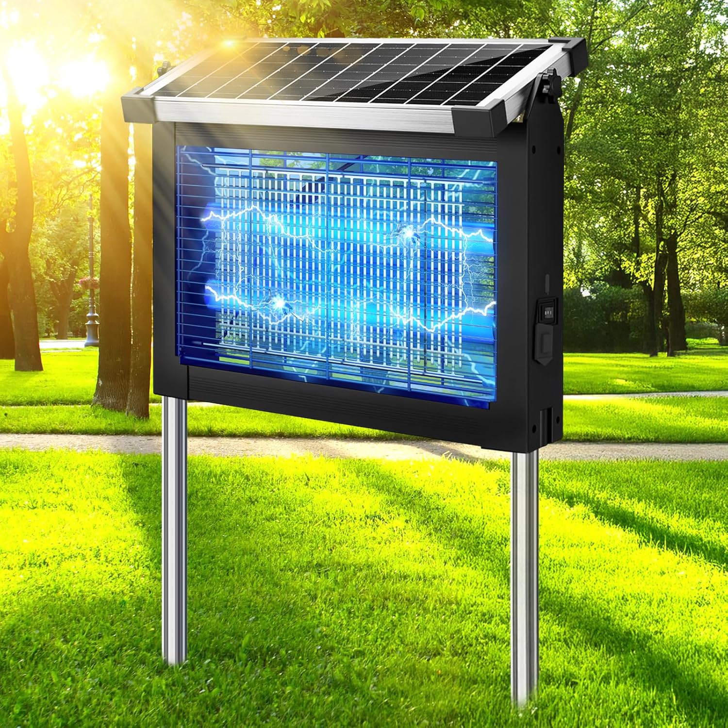 Solar Bug Zapper Outdoor for Effective Mosquito Control