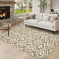5x7 Boho Rugs for Living Room - Soft Moroccan Area Rug