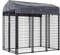 Large Outdoor Dog Kennel 6ft x 4ft x 6ft - Heavy Duty Outdoor Run