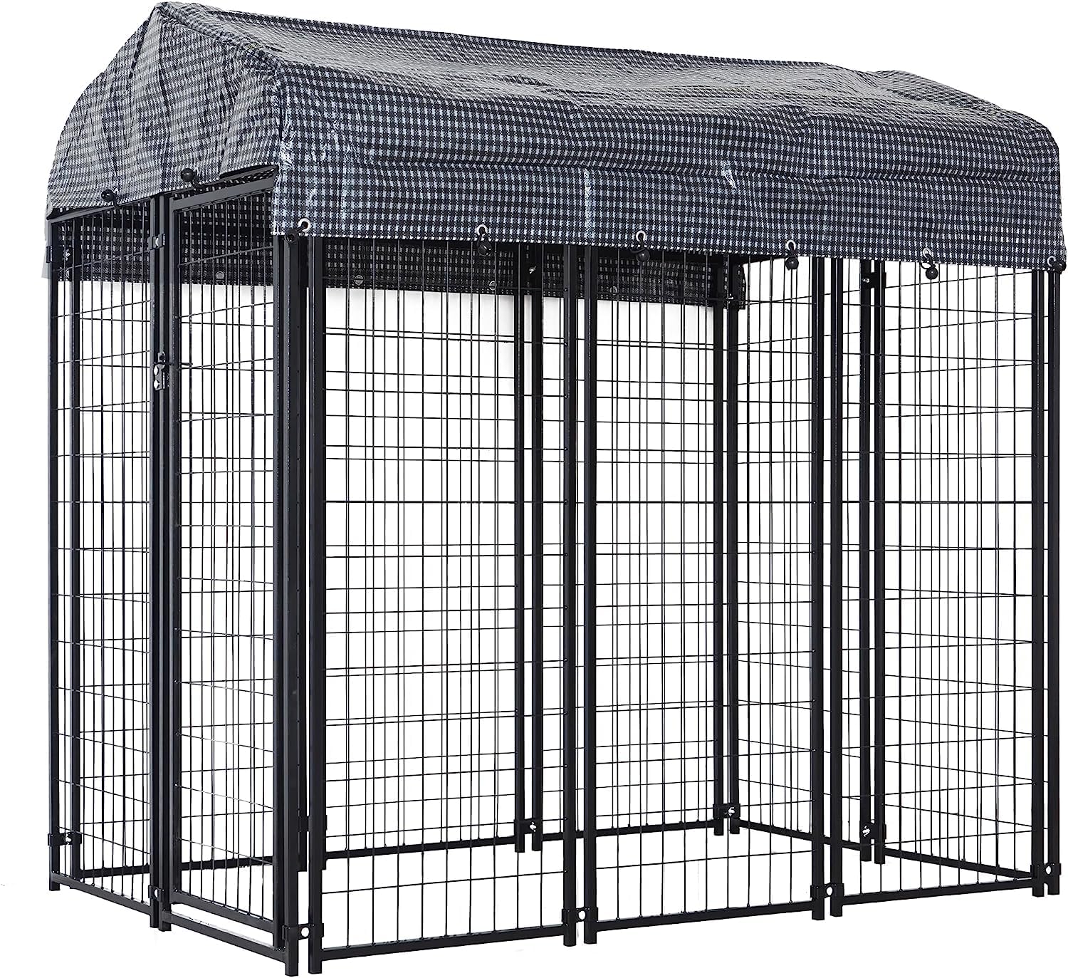 HITTITE Large Outdoor Dog Kennel with Heavy Duty Construction