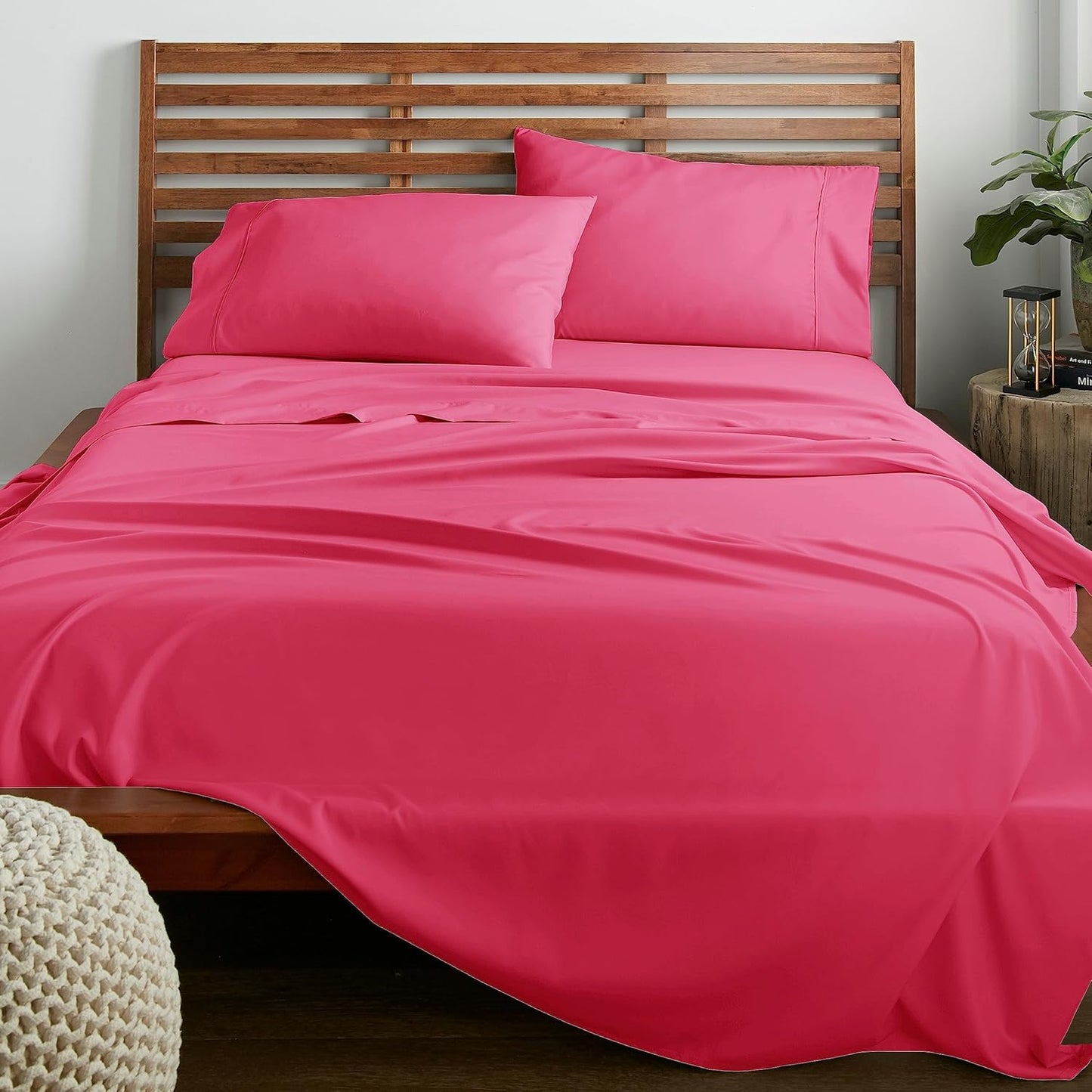 Ultra Soft King Size Sheet Set with Deep Pockets for Comfort