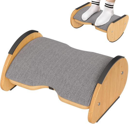 Amazer Bamboo Under Desk Footrest: Ergonomic Comfort Solution