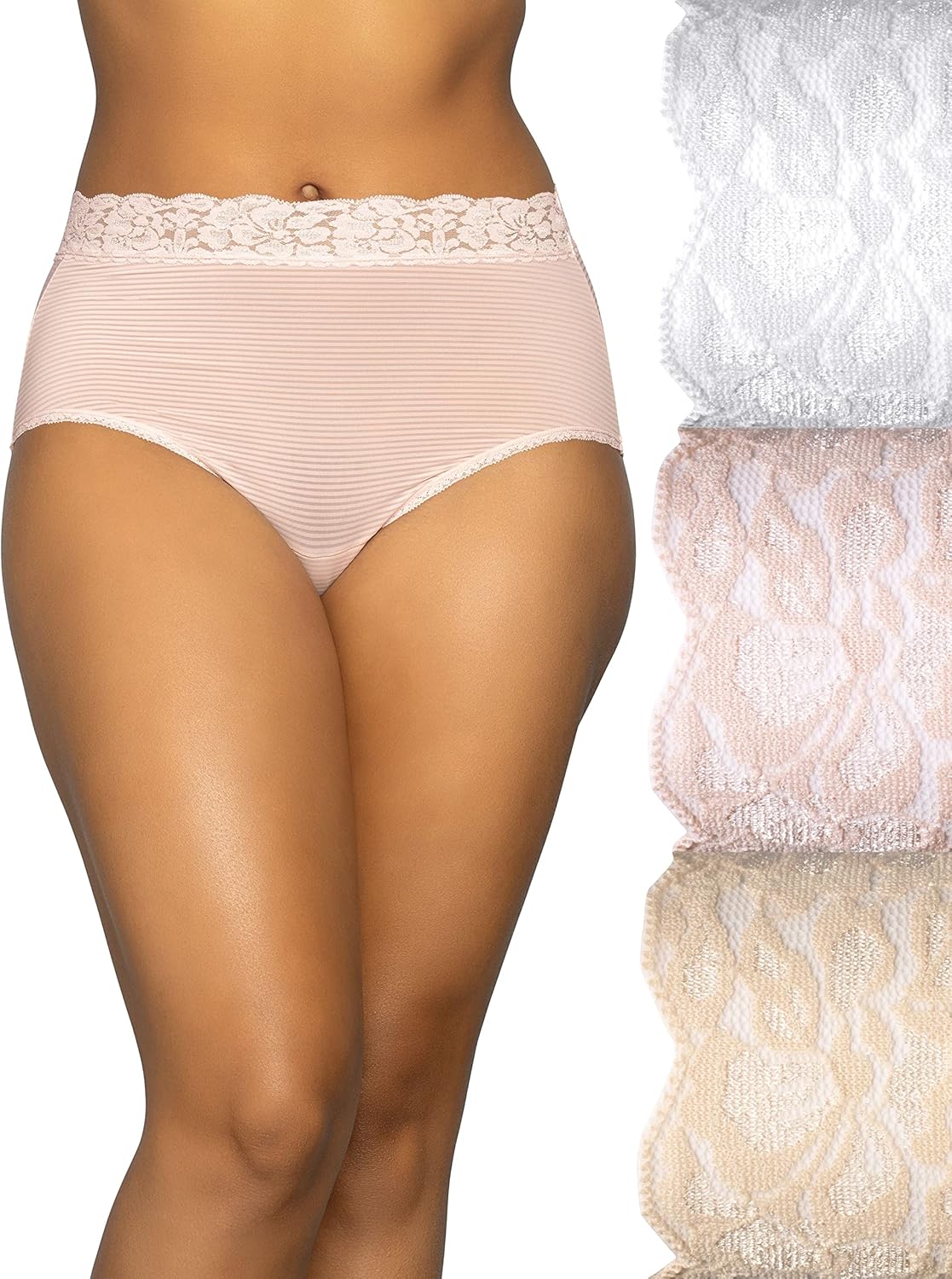Flattering Lace Panties with Superior Stretch for Comfort