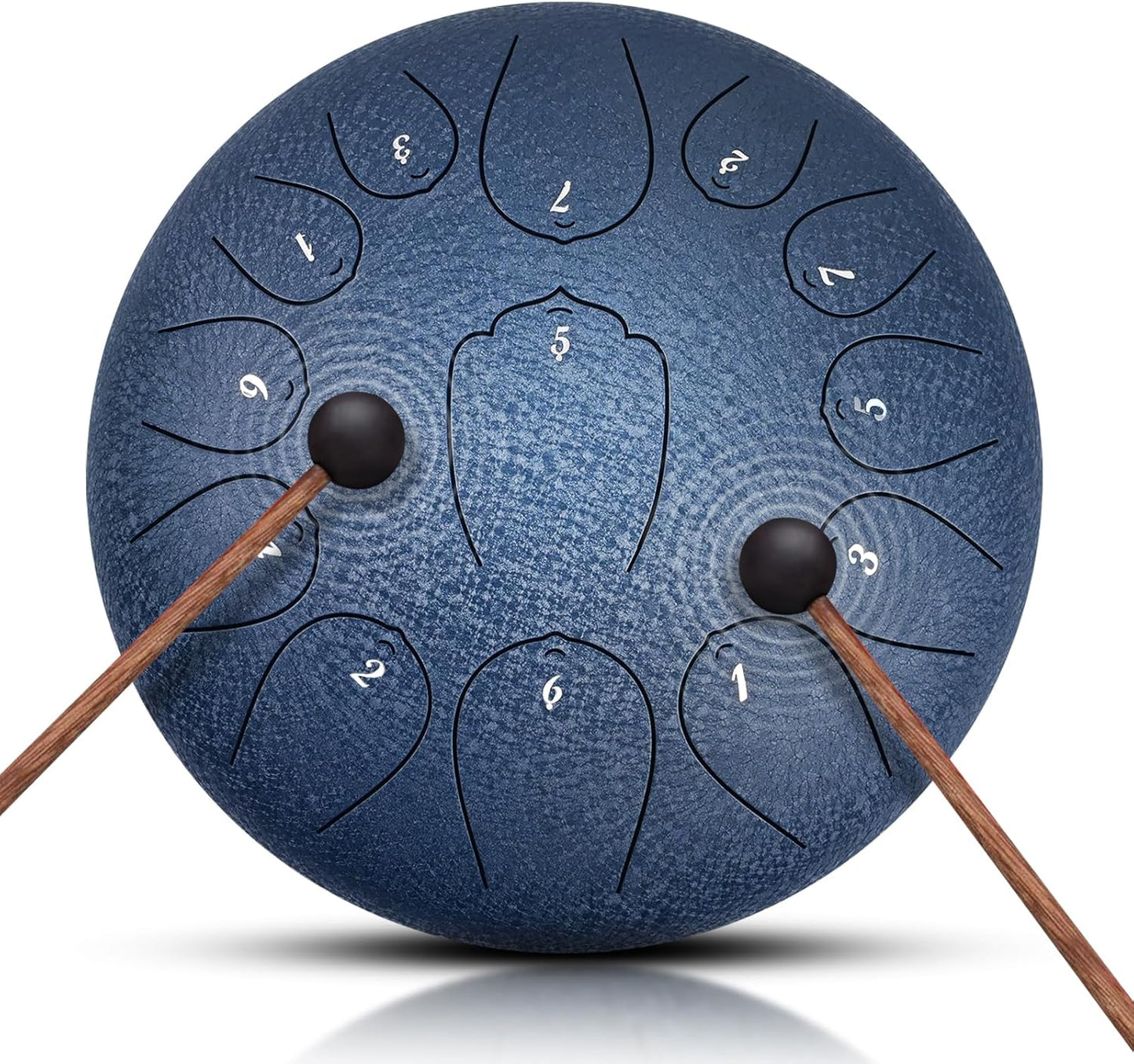 Steel Tongue Drum 13 Note 12 Inches C-key for Meditation and More
