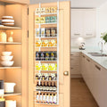 Over the Door Pantry Organizer Rack with 9 Adjustable Baskets - Space