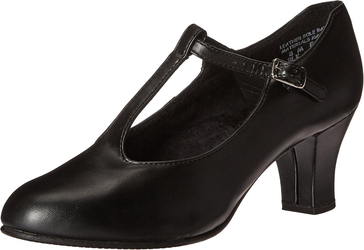 Capezio Women's Jr. Footlight T-Strap Dance Shoe for Comfort