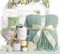 Gift Baskets for Women 11 PCS Self Care Gift Box - Sage Green