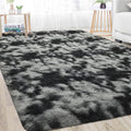 Merelax Soft Area Rug 5 x 8 ft - Ultra Plush Shaggy Tie-Dyed Comfort