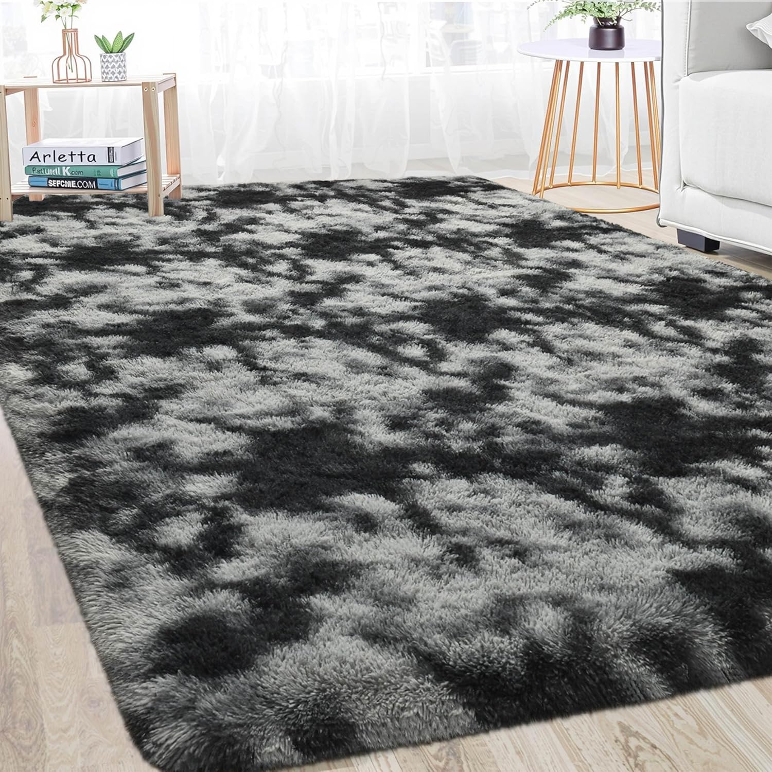 Merelax Soft Area Rugs for Livingroom Bedroom, Plush Fuzzy Carpet