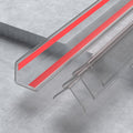 Clear Wall Corner Protector 5pcs 0.98 in x 39.3 in - Clear Edge Guards
