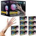 Raxwell Vinyl Gloves Disposable Latex Free 3 Mil - Food Safe
