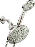 AquaDance Antimicrobial High-Pressure 30-Setting Rainfall Shower Combo