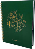 Christmas Planner A5 Hardcover Notebook - Budgeting & Meal Planning