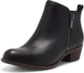 Lucky Brand Basel Ankle Bootie - Classic Black Boot with Comfort