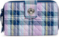 Vera Bradley Women's Cotton Turnlock Wallet with RFID Protection Other