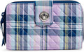 Vera Bradley Cotton Turnlock Wallet With RFID Protection