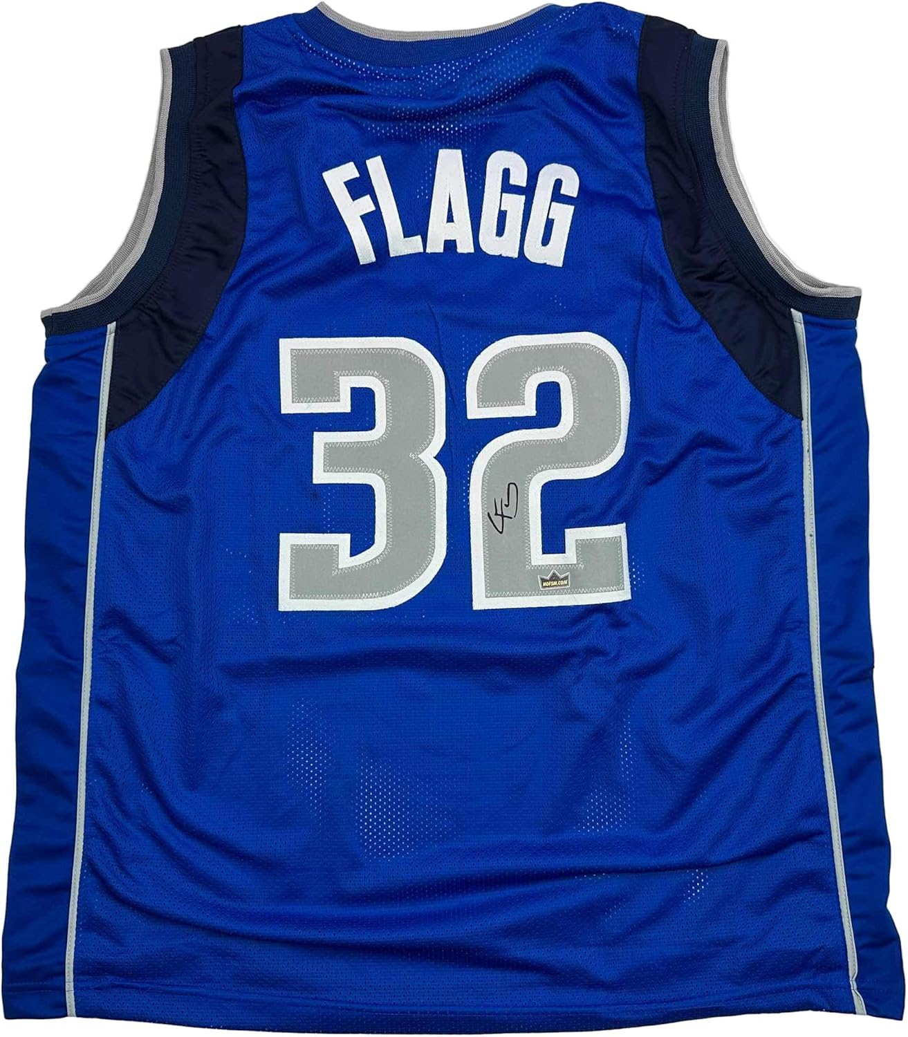 Facsimile Autographed Cooper Flagg Dallas Blue Basketball Jersey