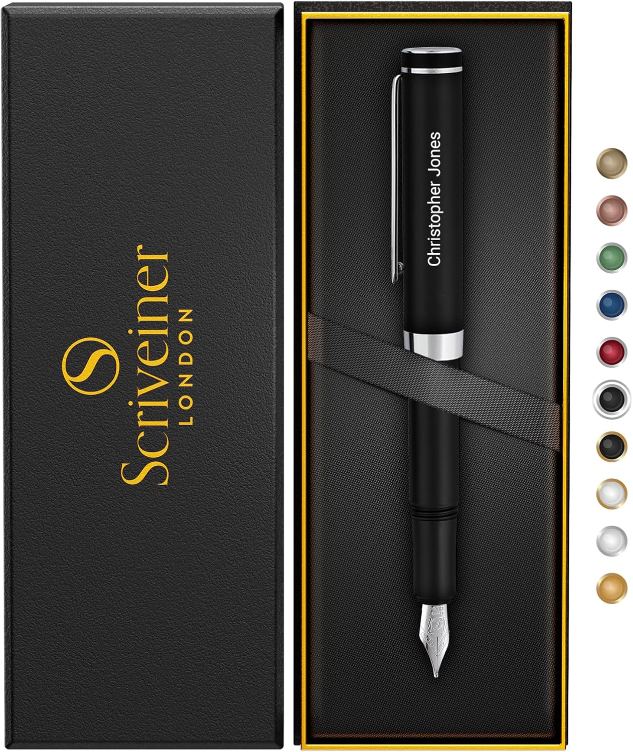 Scriveiner Personalized Luxury EDC Fountain Pen for Every Occasion