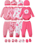 Newborn Baby Unisex Pants Set 20 Pcs Essentials Gift - Soft Cotton