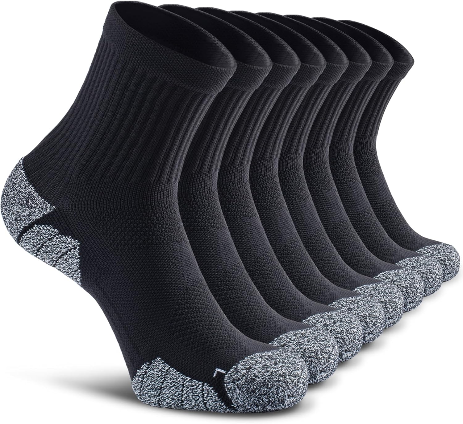 Cushioned Compression Sport Quarter Socks for Men Women Youth