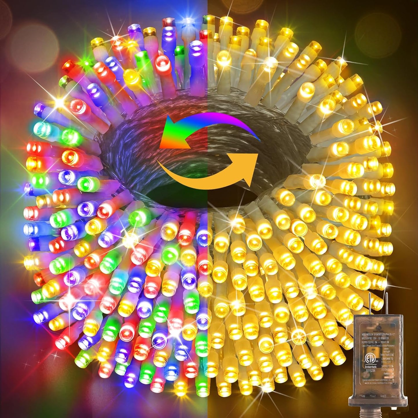 403FT 1000LED Color Changing Christmas Lights for All Occasions