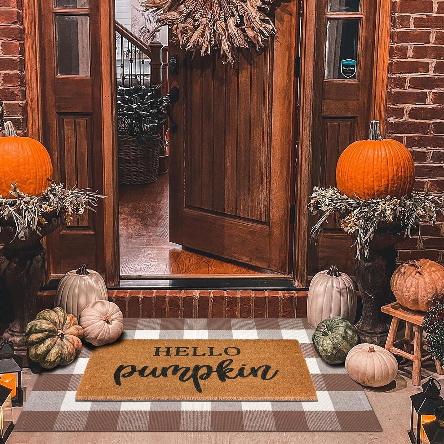 Fall Decor Door Mat Combo Set for Stylish Entryway Decor