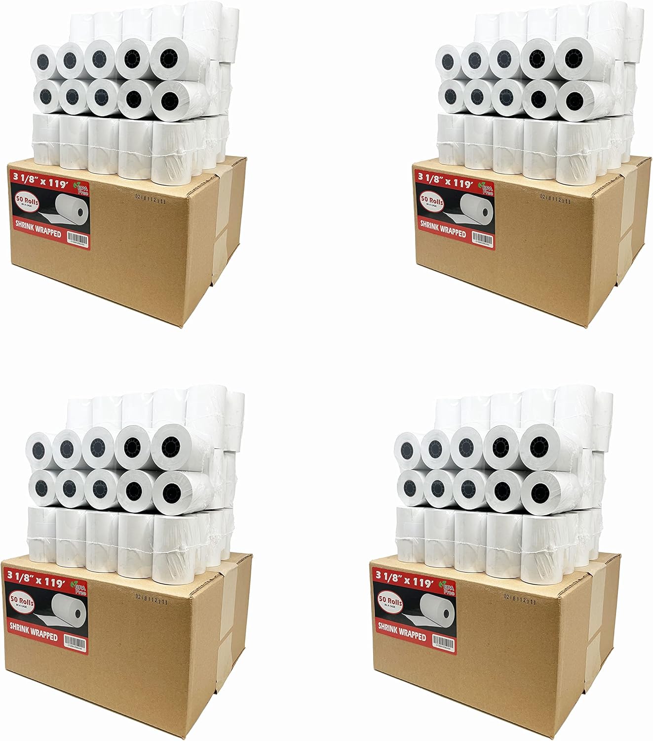 Premium Quality Thermal Paper Rolls for Cash Registers - 200 Rolls