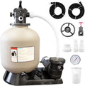Swimline Hydrotools 22 in Sand Filter Pump System - Quiet Powerful