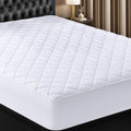 Quilted Fitted Mattress Pad Twin Size - Soft, Breathable Protector