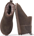 100% Genuine Leather Ankle Boots for Women - Water Resistant Comfort
