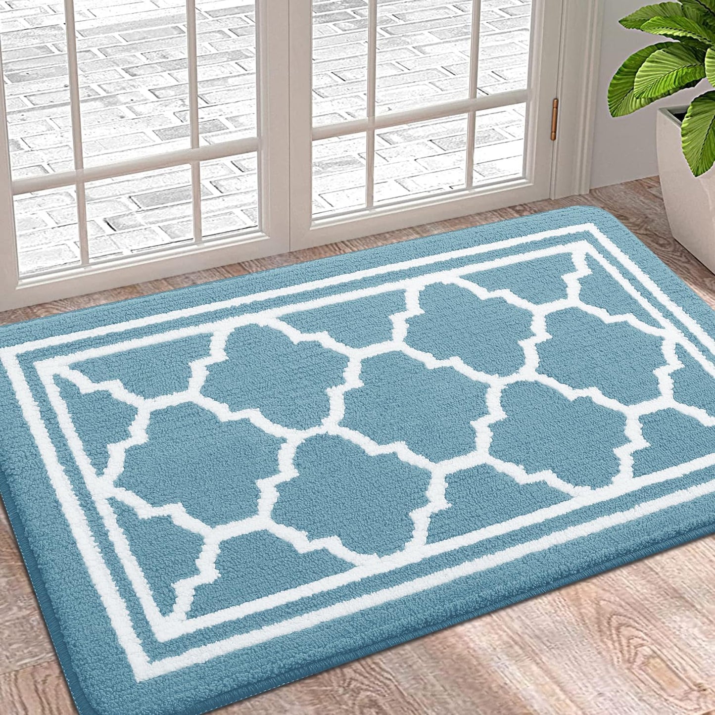 Buganda Indoor Door Mat: Dirt-Resistant, Absorbent, Anti-Slip