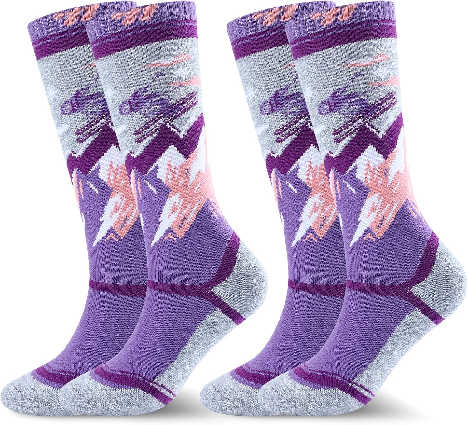 West Biking Kids Merino Wool Ski Socks - Cozy Winter Warmth!